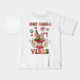 Hot Cocoa Vibes Kids T-Shirt